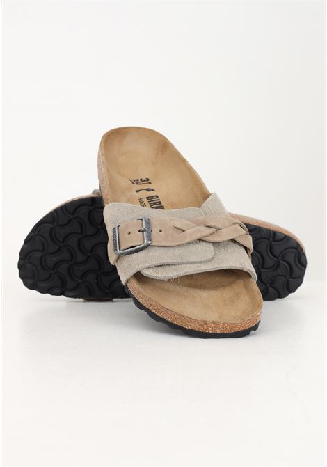 Oita Braided beige slipper for men and women BIRKENSTOCK | 1026730.
