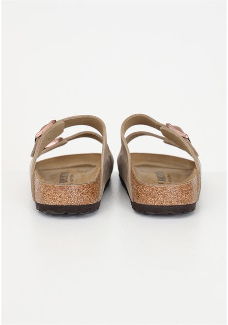 Dark beige leather slipper for men and women Arizona BIRKENSTOCK | 352203.
