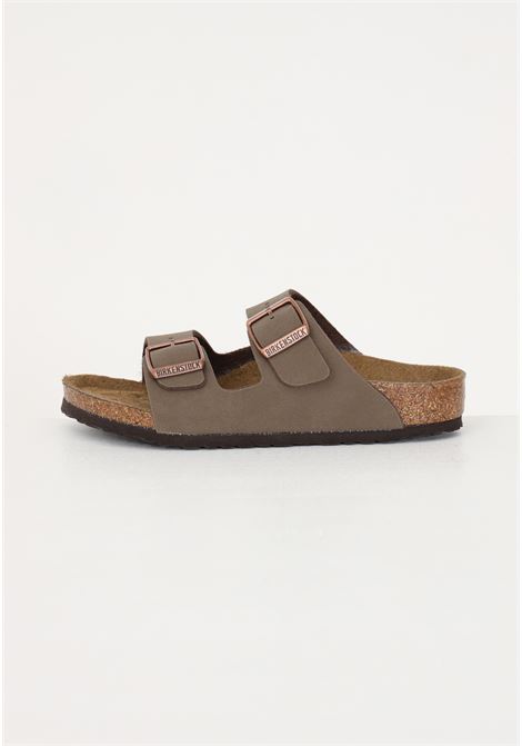 Brown slippers for boys and girls Arizona BIRKENSTOCK | 552893.