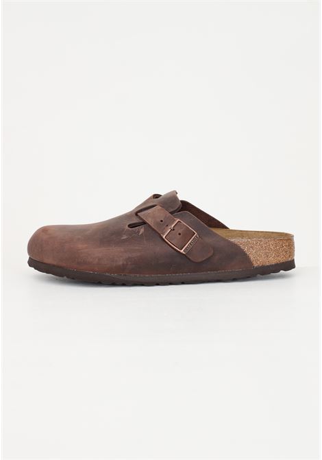 Brown Boston slippers for men and women BIRKENSTOCK | 860133.