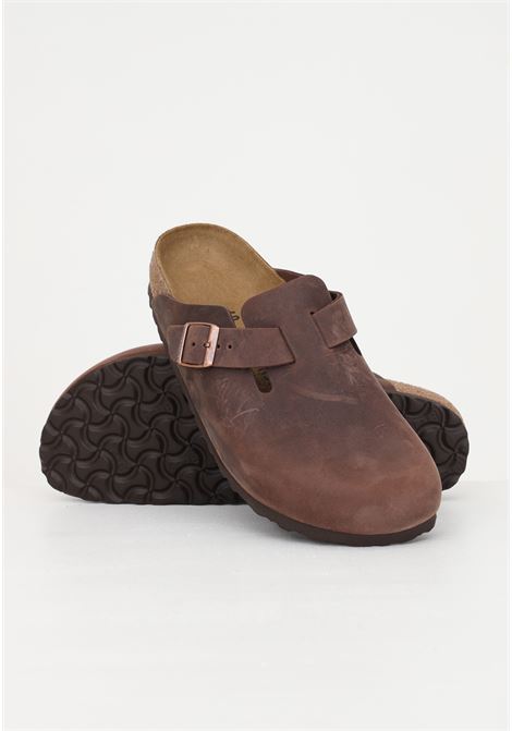 Brown Boston slippers for men and women BIRKENSTOCK | 860133.