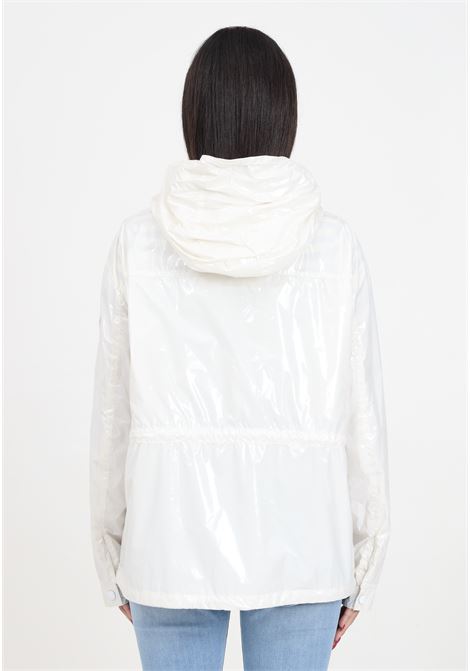 White women's jacket with logo patch BLAUER | 24SBLDC01181-006631102