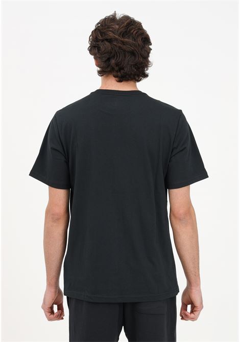 T-shirt a manica corta nera da uomo con ricamo logo CONVERSE | 10023876-A02.