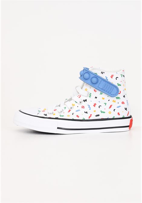 White CTAS BUBBLE STRAP pop it sneakers for boys and girls CONVERSE | A06316C.