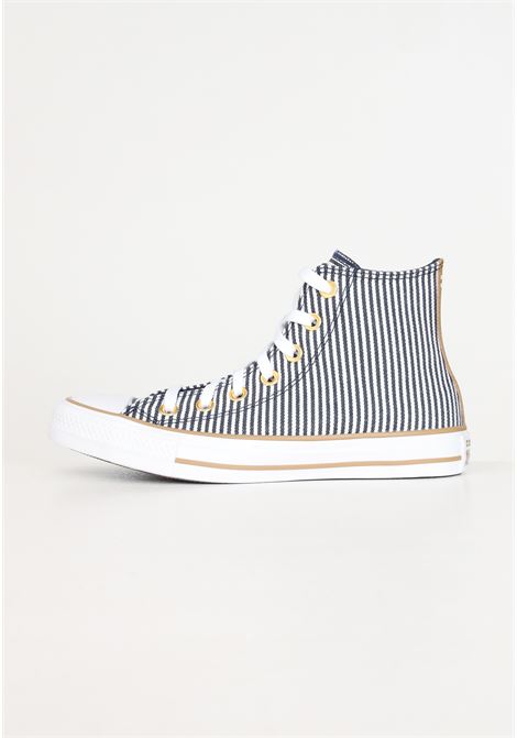 Chuck taylor All star Ctas hi white and blue striped sneakers for men and women CONVERSE | A07232C.
