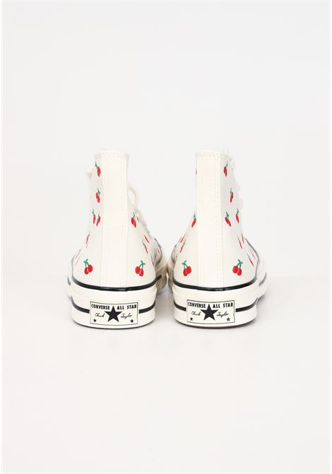 CHUCK 70 HI white women's sneakers with cherries CONVERSE | A08863C.