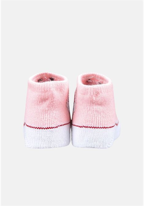 Converse Newborn pink and gray Baby Chuck Booties 2 pk CONVERSE | LC0001A8J
