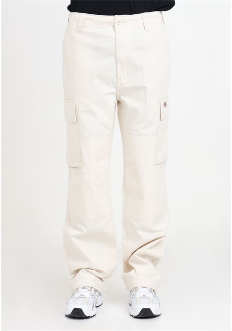 Cream colored men's cargo style trousers DIckies | DK0A4X9XF901F901