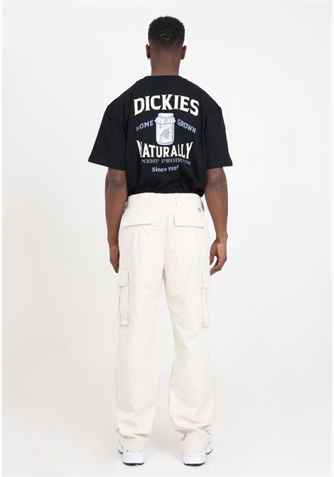 Cream colored men's cargo style trousers DIckies | DK0A4X9XF901F901