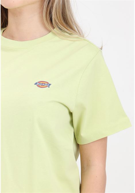 Green women's t-shirt with logo print on the chest DIckies | DK0A4XDAH141H141