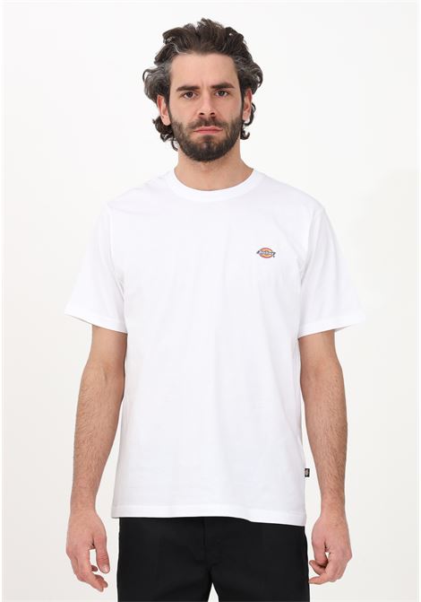 White casual t-shirt for men with logo print DIckies | DK0A4XDBWHX1WHX1