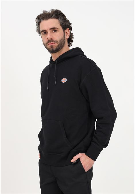 Black men's hoodie embellished with logo print DIckies | DK0A4YLYBLK1BLK1