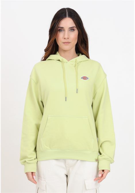 Green women's sweatshirt with logo patch on the front DIckies | DK0A4YQCH141H141