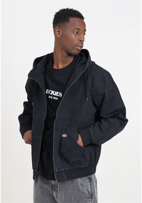 Black men's jacket with logo patch DIckies | DK0A4YQLC401C401