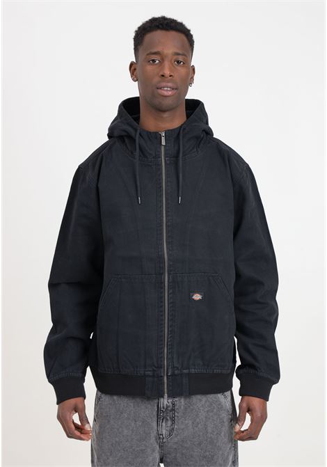 Black men's jacket with logo patch DIckies | DK0A4YQLC401C401