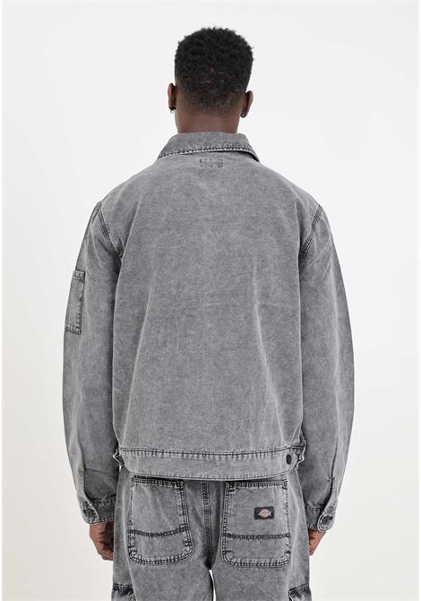 Gray men's denim jacket with logo patch DIckies | DK0A4YQNH861H861