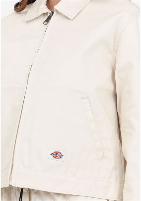 Beige women's jacket with logo patch on the front DIckies | DK0A4YQYF901F901