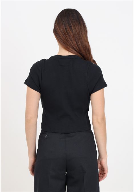Black women's t-shirt with logo patch on the front DIckies | DK0A4YRUBLK1BLK1