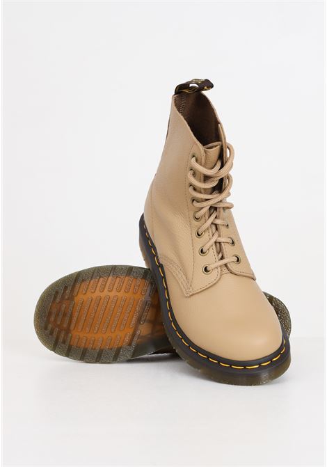 Beige savannah tan women's ankle boots in virginia leather DR.MARTENS | 30920439-1460.