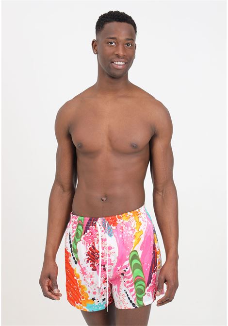 Shorts mare da uomo stampa multicolor DSQUARED2 | D7B645720994