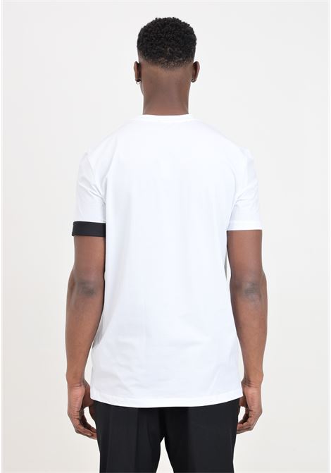 White men's t-shirt with elastic band on the sleeve DSQUARED2 | D9M3S5030110