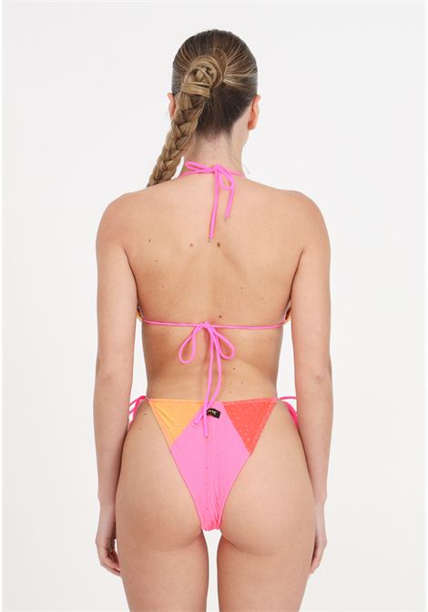 Women's triangle bikini and briefs with adjustable strap ethos fluorescent fuchsia F**K | FK24-0620FF.