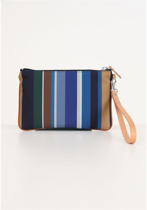Men's clutch bag with colored stripes pattern GALLO | AP50788812860