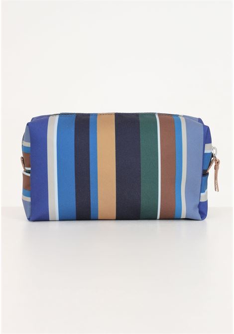 Men's pencil case with colored stripes pattern GALLO | AP50863112860