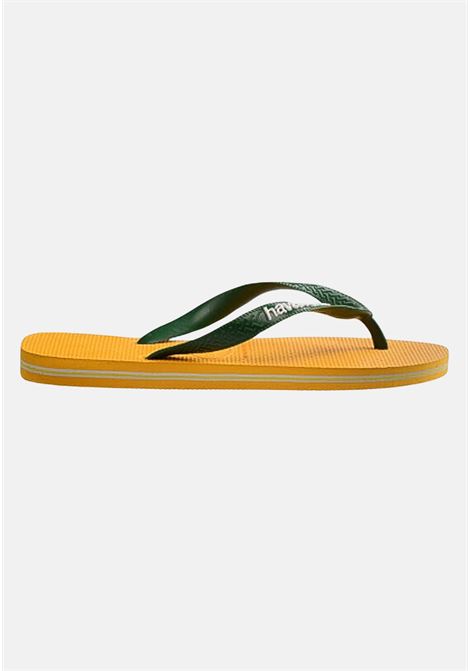 Brasil yellow flip flops for men and women HAVAIANAS | 41108501740
