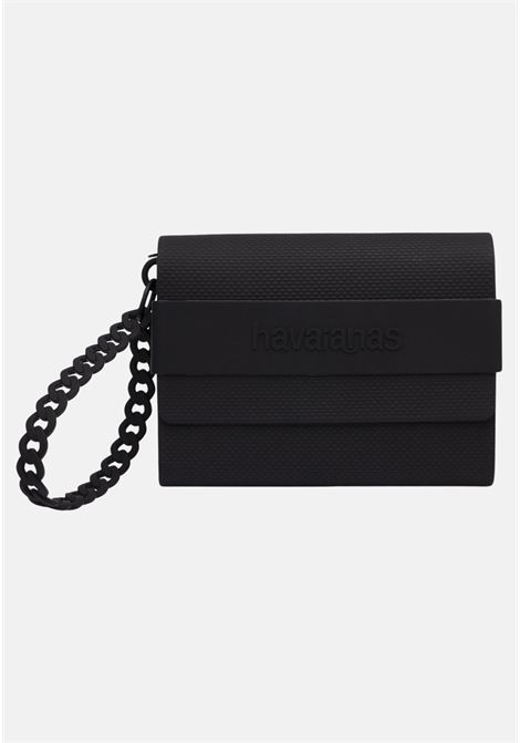 Black rubber clutch bag for women HAVAIANAS | 41487990090