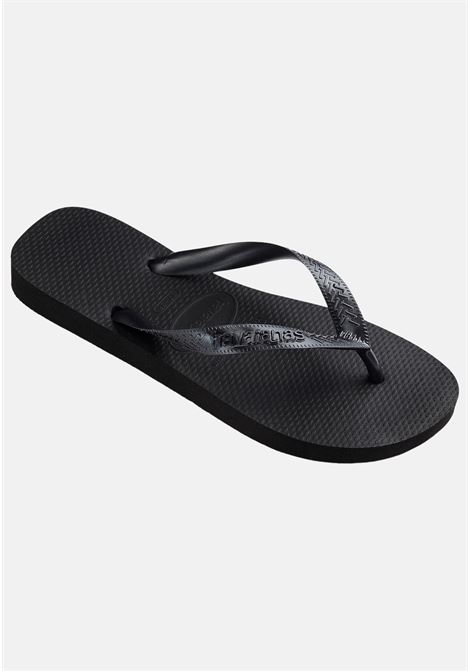 Black flip flops for men and women HAVAIANAS | 41493750090
