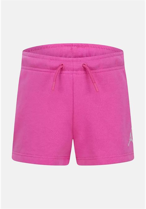Jordan Essentials fuchsia sports shorts for girls JORDAN | 45A771P5D