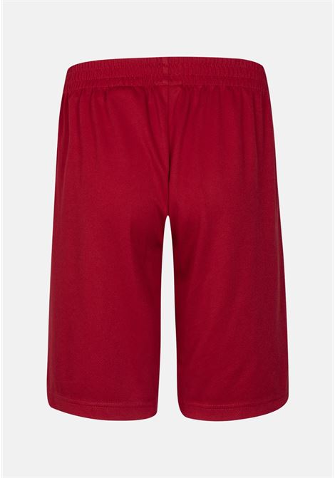 Red sports shorts for children with contrasting logo print JORDAN | 957176R78