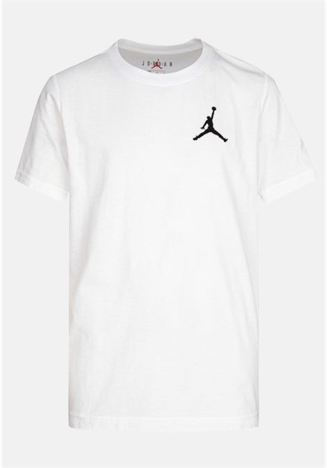 White t-shirt for boys and girls with Jumpman logo JORDAN | 95A873001