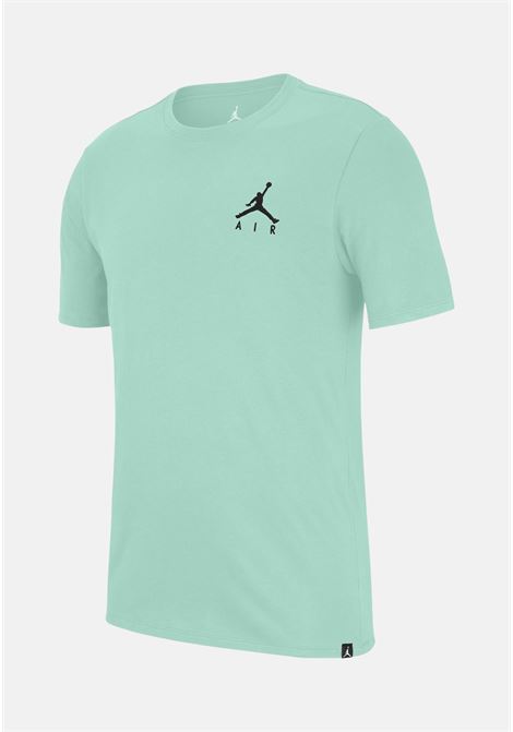 Aqua green short-sleeved t-shirt for boys and girls with Jumpman logo JORDAN | 95A873E8G