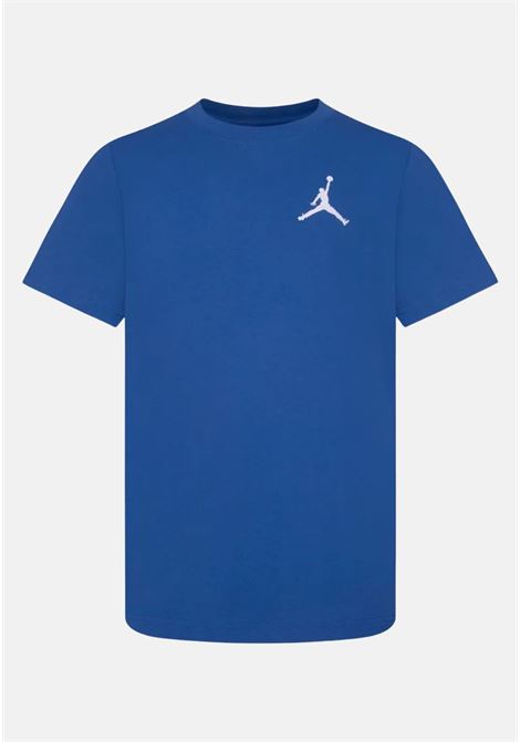 Blue sports t-shirt for boys and girls with Jumpman logo JORDAN | 95A873U1R