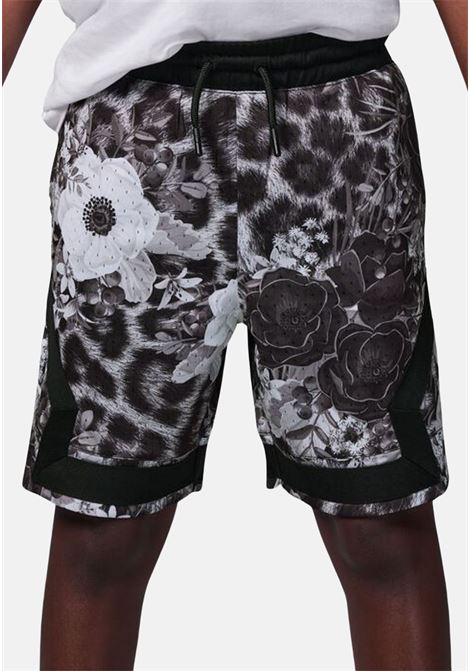 Black sports shorts for children Jordan Dri-FIT MJ Diamond. JORDAN | 95C890K0E