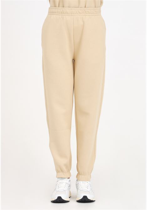 Beige women's trousers with crocodile patch on the back LACOSTE | XF7077IXQ