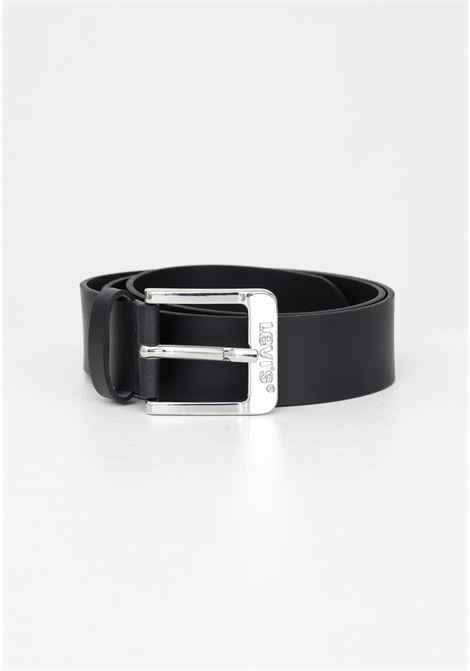 Black belt for women with classic logoed buckle LEVIS® | 231717-00003059