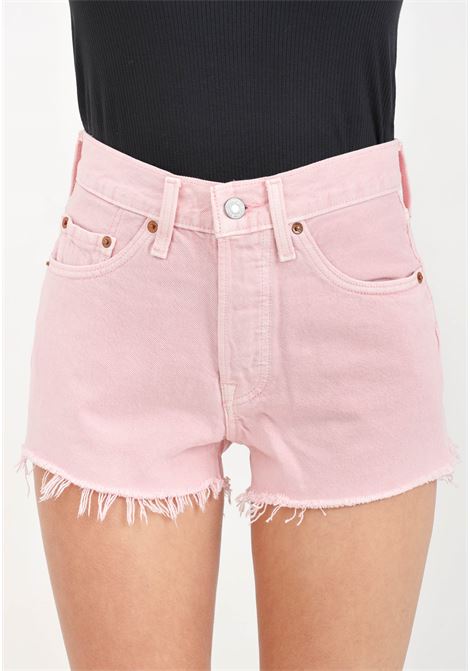 Shorts in denim da donna rosa 501TM Dusty chalk pink LEVIS® | 56327-03980398