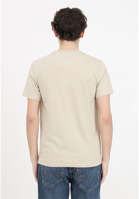 T-shirt uomo donna beige con logo housemark sul petto LEVIS® | 56605-01310131