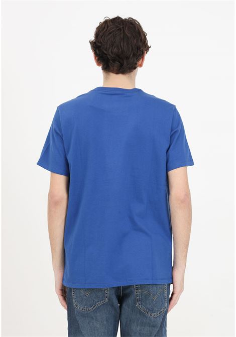 T-shirt uomo donna blu con logo housemark sul petto LEVIS® | 56605-02030203