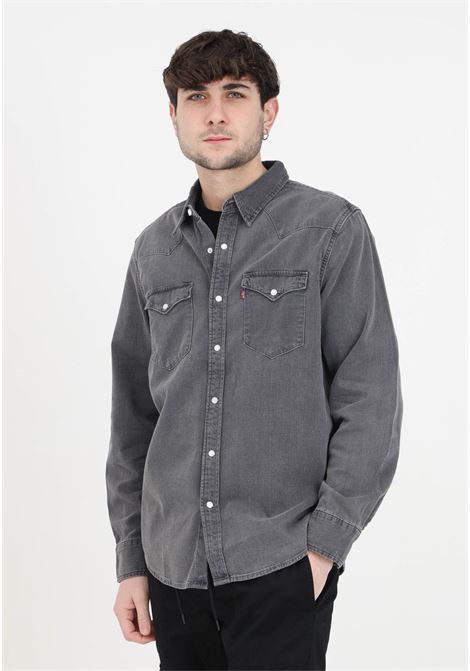 Gray men's shirt with pockets LEVIS® | 85745-01480148
