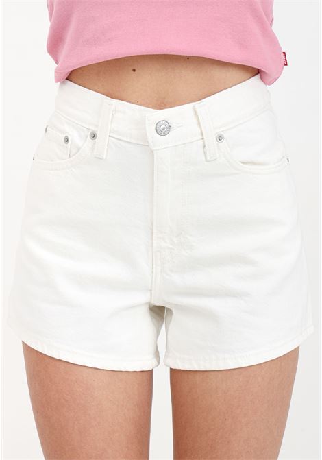 MOM 80s women's white denim casual shorts LEVIS® | A4695-00020002