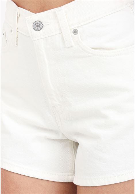 MOM 80s women's white denim casual shorts LEVIS® | A4695-00020002