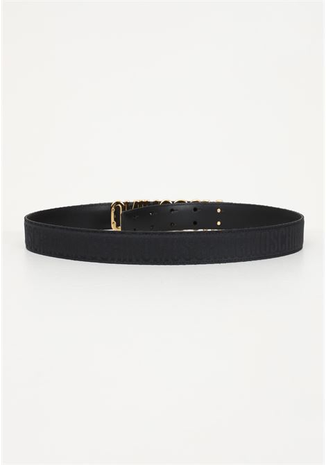 Black belt for men and women with logo buckle MOSCHINO | 80068268B1555