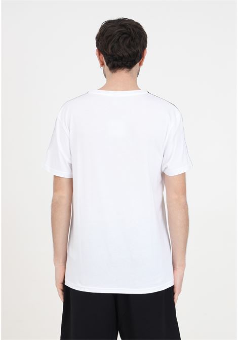 White men's t-shirt with logo on the shoulders MOSCHINO | A070443040001