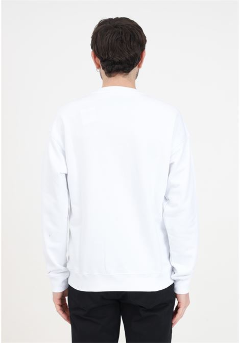 White men's sweatshirt in 100% pure moschino cotton MOSCHINO | J172102281001