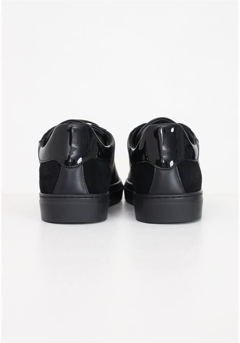 Sneakers da uomo nere con lacci MOSCHINO | MB15122G1IGAA00A