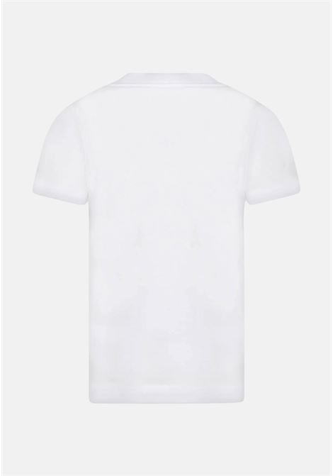 White sports t-shirt for boys and girls with logo embroidery NIKE | 8UC545001